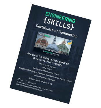 Completion certificate