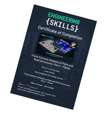 Completion certificate