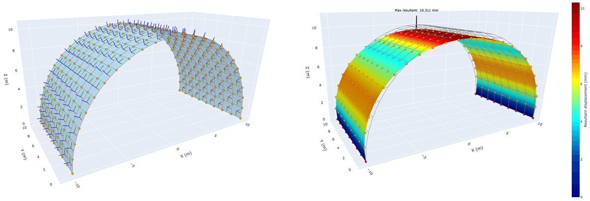 Procedurally generated shell mesh.