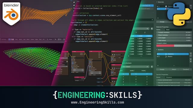 Building Engineering Modelling and Analysis Addons in Blender