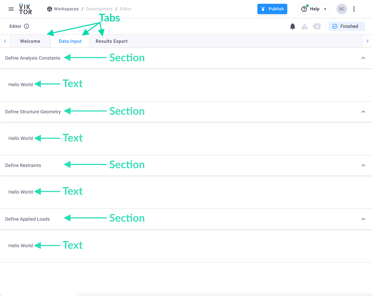 Initial structure of our app. | EngineeringSkills.com