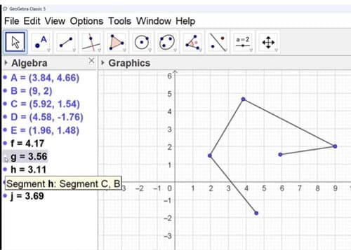 Toggle item visibility in the Algebra window. | EngineeringSkills.com