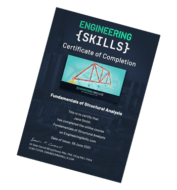 Completion certificate