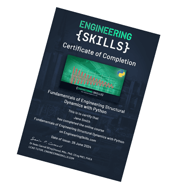 Completion certificate
