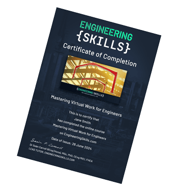 Completion certificate