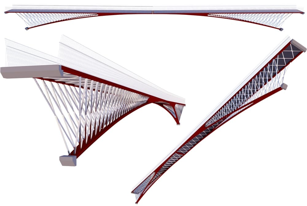 Tintagel-Bridge-Render | EngineeringSkills.com